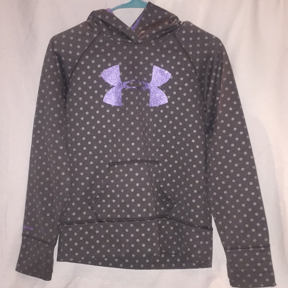 Girls large under armor sweatshirt